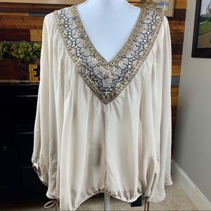 Leebe Beaded Blouse